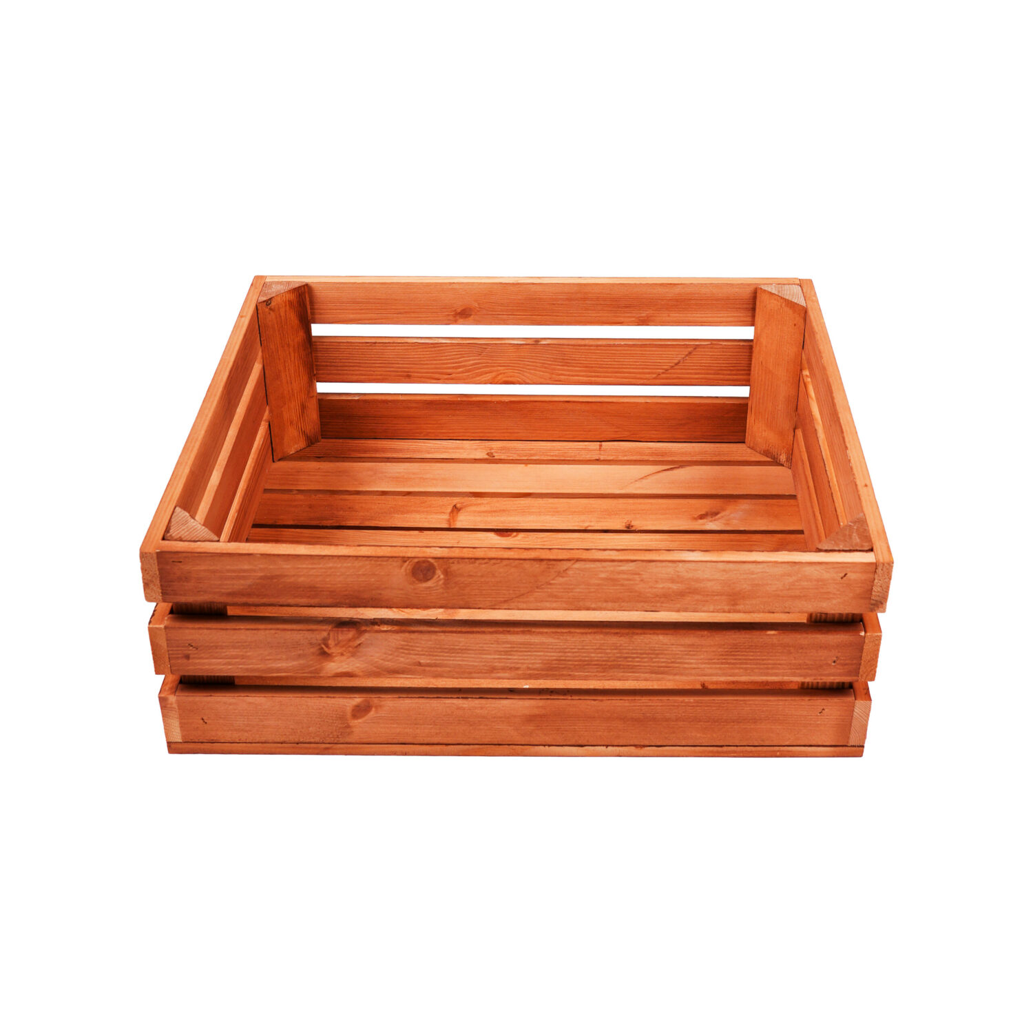 Wooden Crate 3 Slats - 400x500x168mm